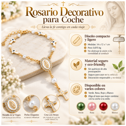Rosario Colgante para Volante de Coche